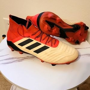 Orange black & cream Adidas Predators